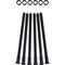 Ekena Millwork Premium 1/2" Barn Door Flat Track Extension Hardware for 1 3/4" Door, Dark Gray GB60014EDG - alternate 1